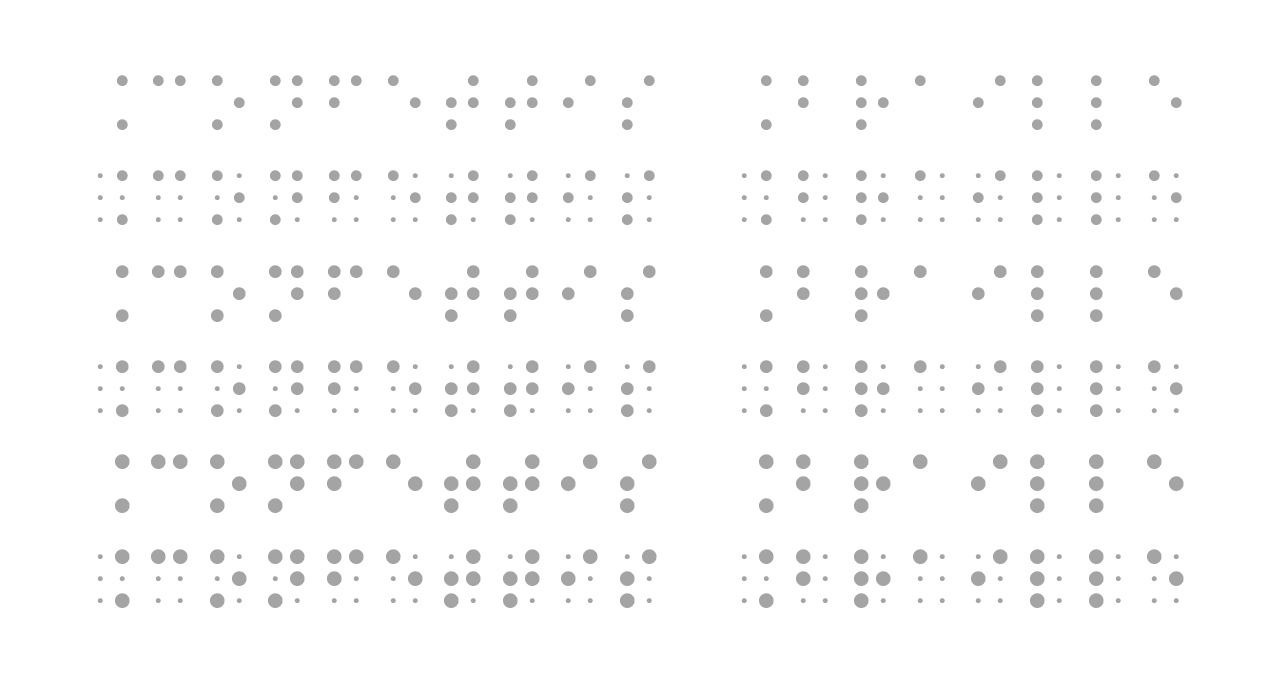 Confettis Braille typeface